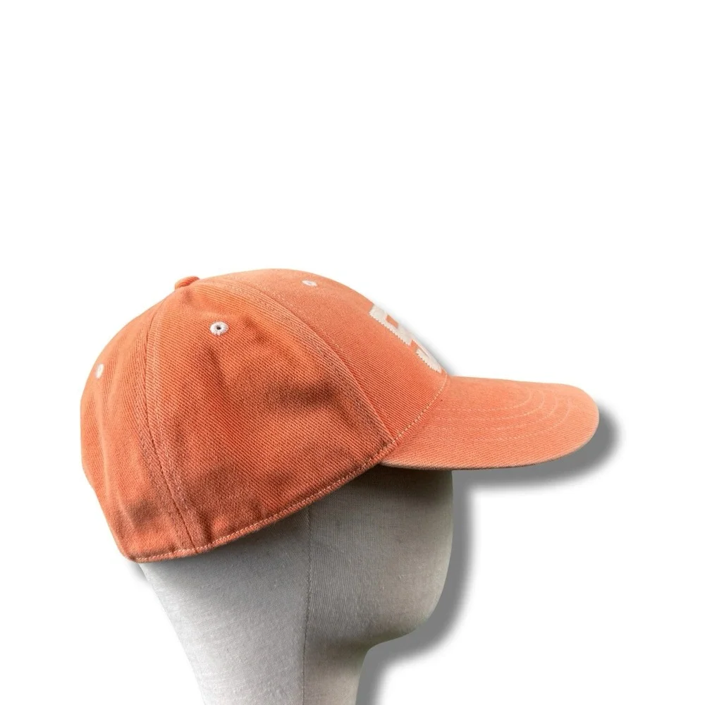 NWT Polo Ralph Lauren 519 RL Surf Orange Felt Patch Twill Ball SnapBack Hat OSFA